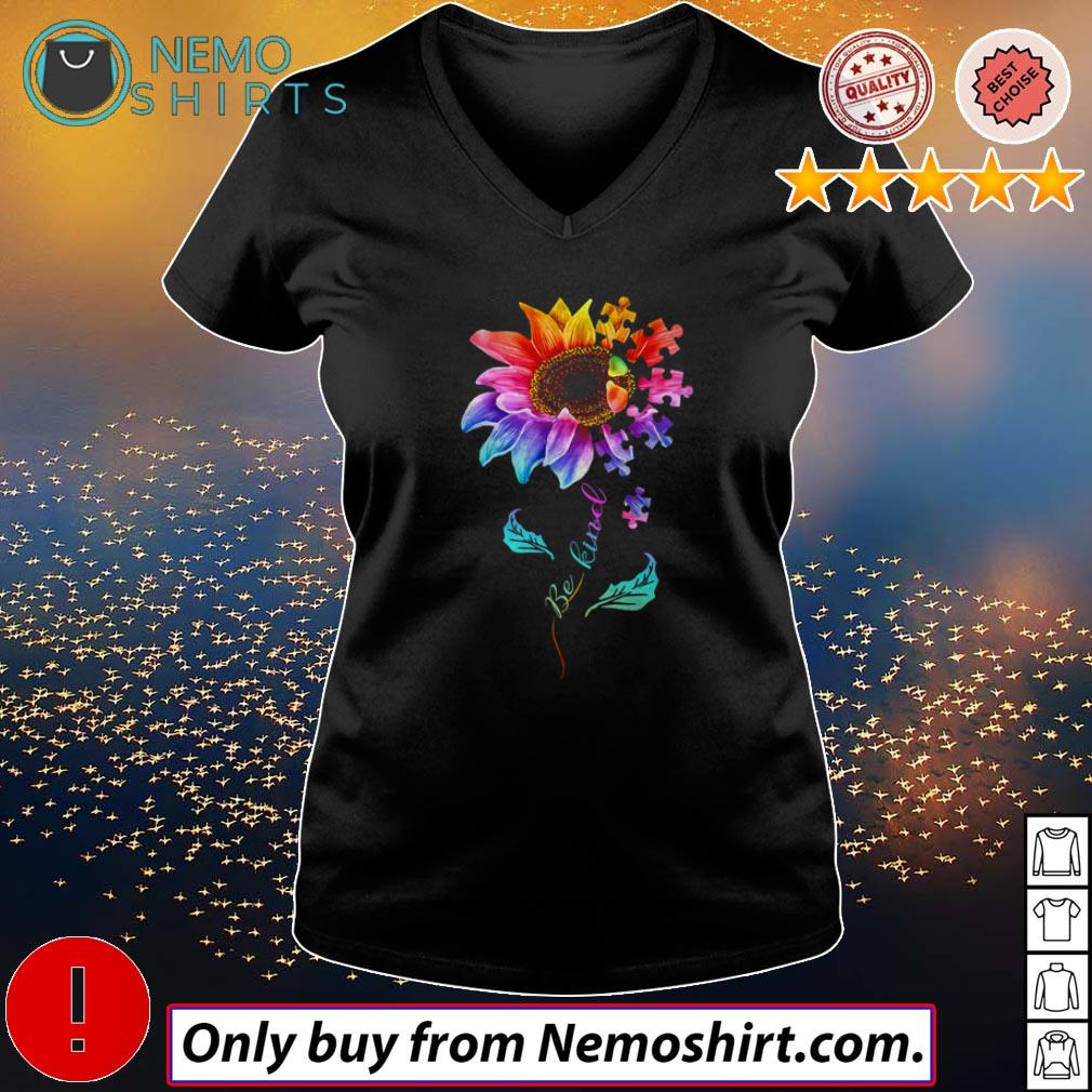 Be Kind flower Autism Awareness - Adult & Kids T-Shirts, Sweatshirts & Hoodies apparel design preview 5
