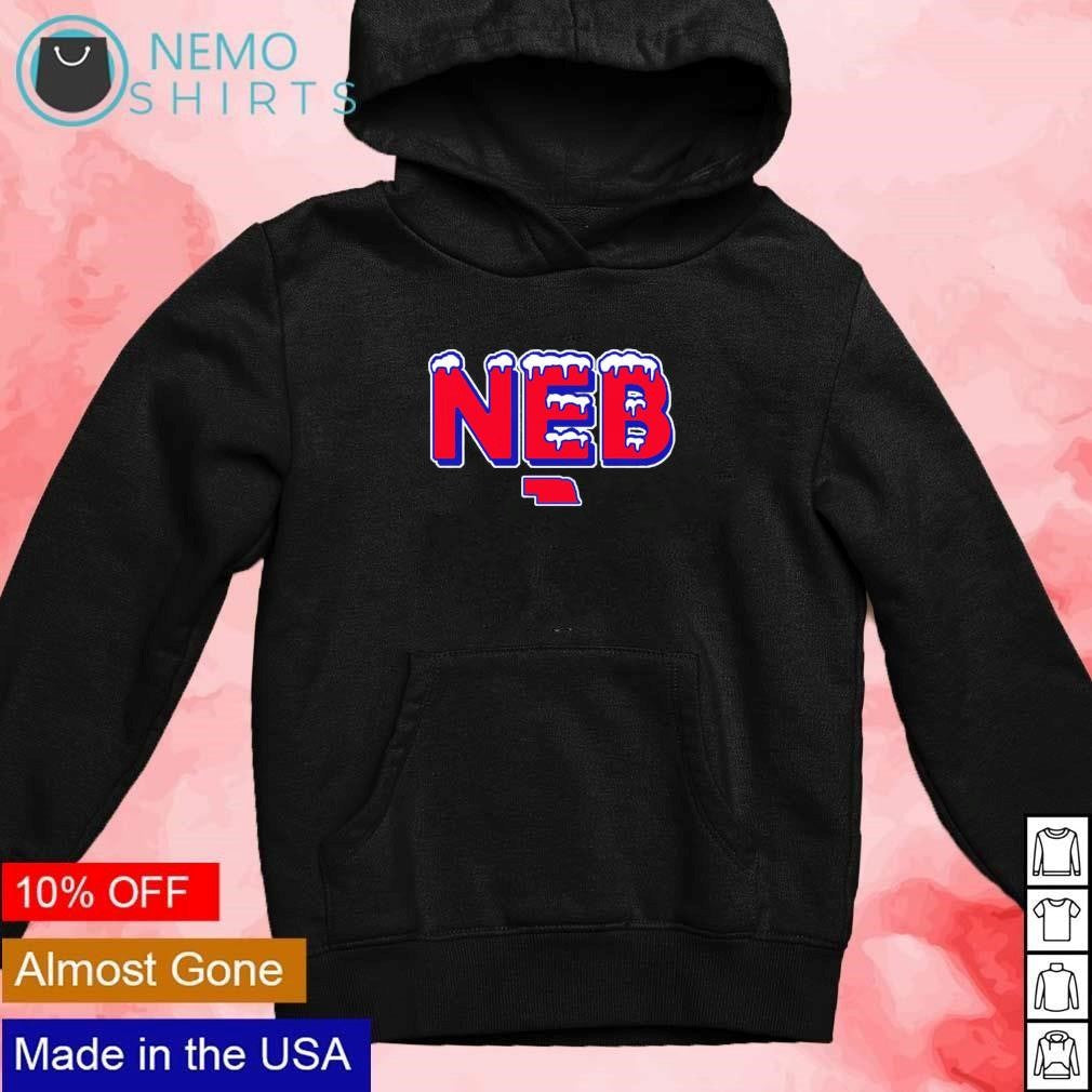 NEB Nebraska ice - Adult & Kids T-Shirts, Sweatshirts & Hoodies apparel design preview 2