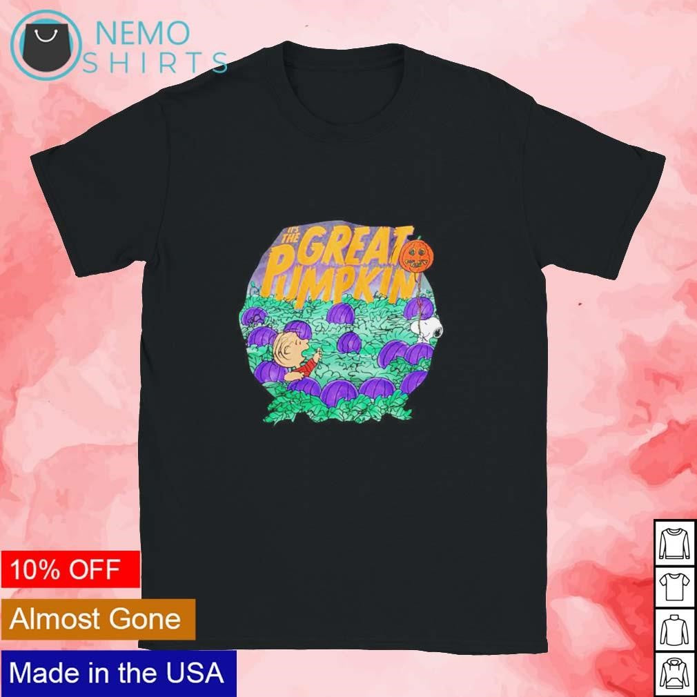 Peanuts Charlie Brown Snoopy it's the great pumpkin - Adult & Kids T-Shirts, Sweatshirts & Hoodies apparel design preview 1
