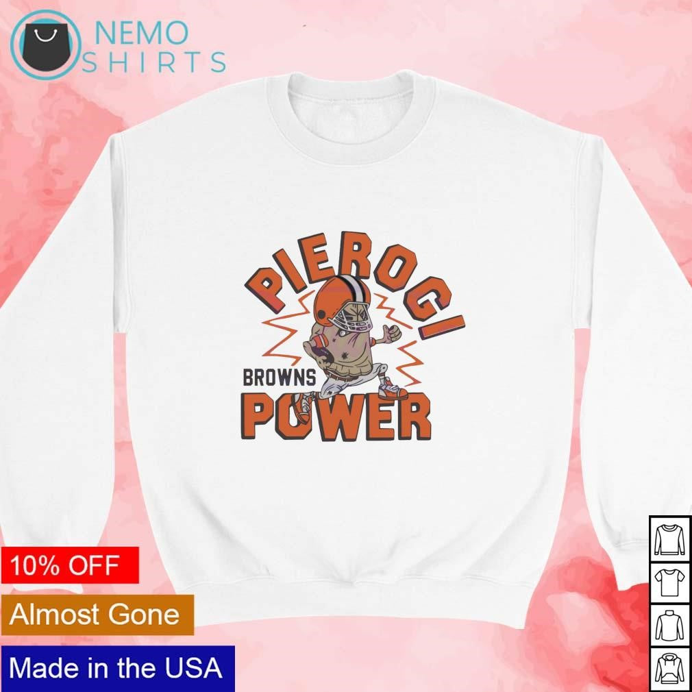 Cleveland Browns Pierogi Power - Adult & Kids T-Shirts, Sweatshirts & Hoodies apparel design preview 3