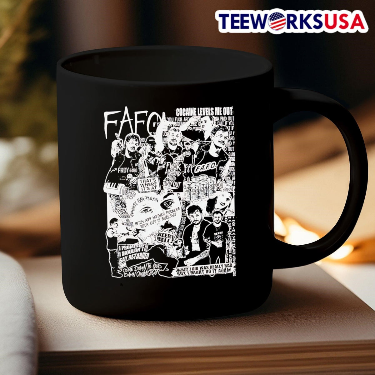 Finna Fuck Around and Drop the New Freddy - Adult & Kids T-Shirts, Sweatshirts & Hoodies apparel design preview 3