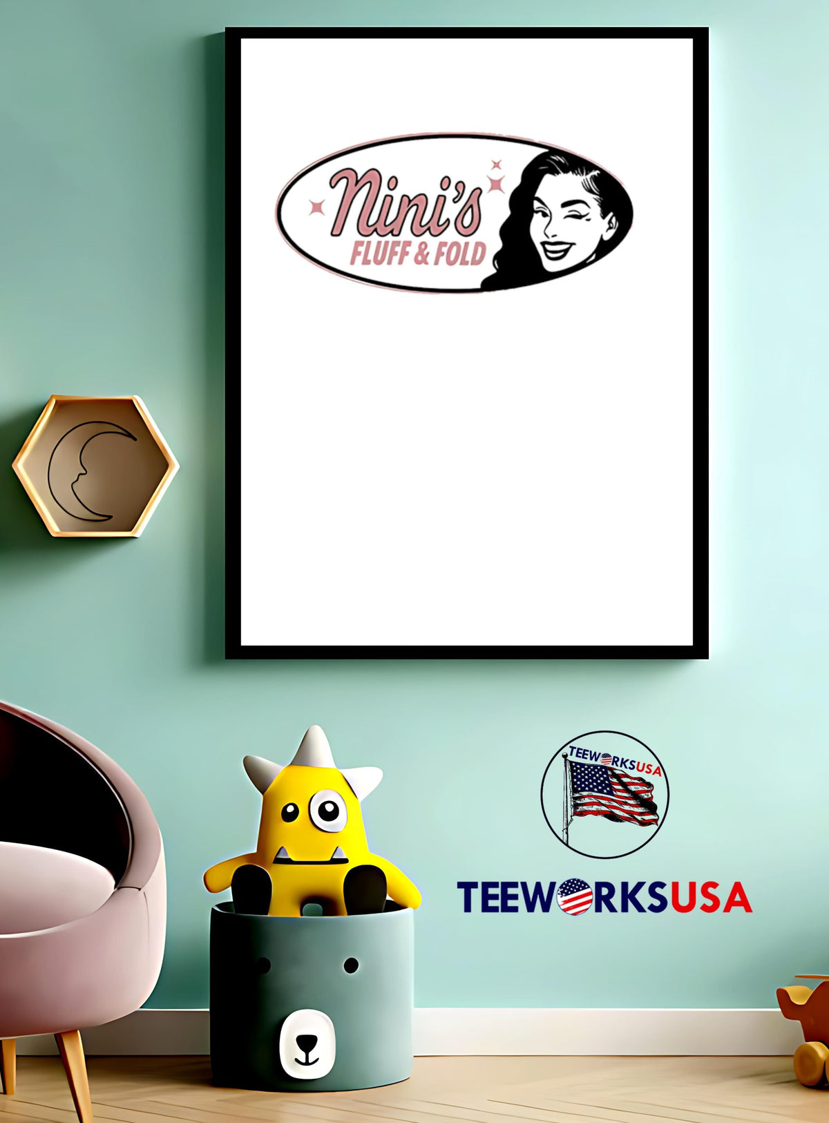 Nini's Mascot funny - Adult & Kids T-Shirts, Sweatshirts & Hoodies apparel design preview 3