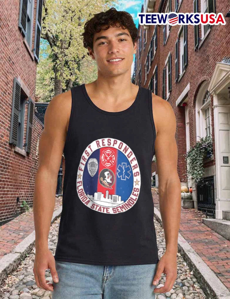 First Responders Florida State Seminoles Fire Dept - Adult & Kids T-Shirts, Sweatshirts & Hoodies apparel design preview 6