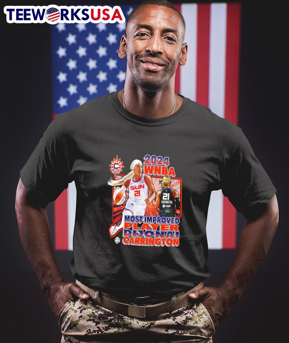 Dijonai Carrington 2024 Most Improved Player - Adult & Kids T-Shirts, Sweatshirts & Hoodies apparel design preview 1
