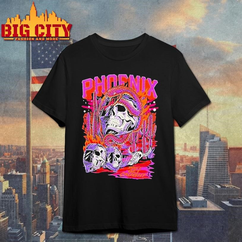 Ghost Racing Phoenix Don't Get Caught Skulls - Adult & Kids T-Shirts, Sweatshirts & Hoodies apparel design preview 1