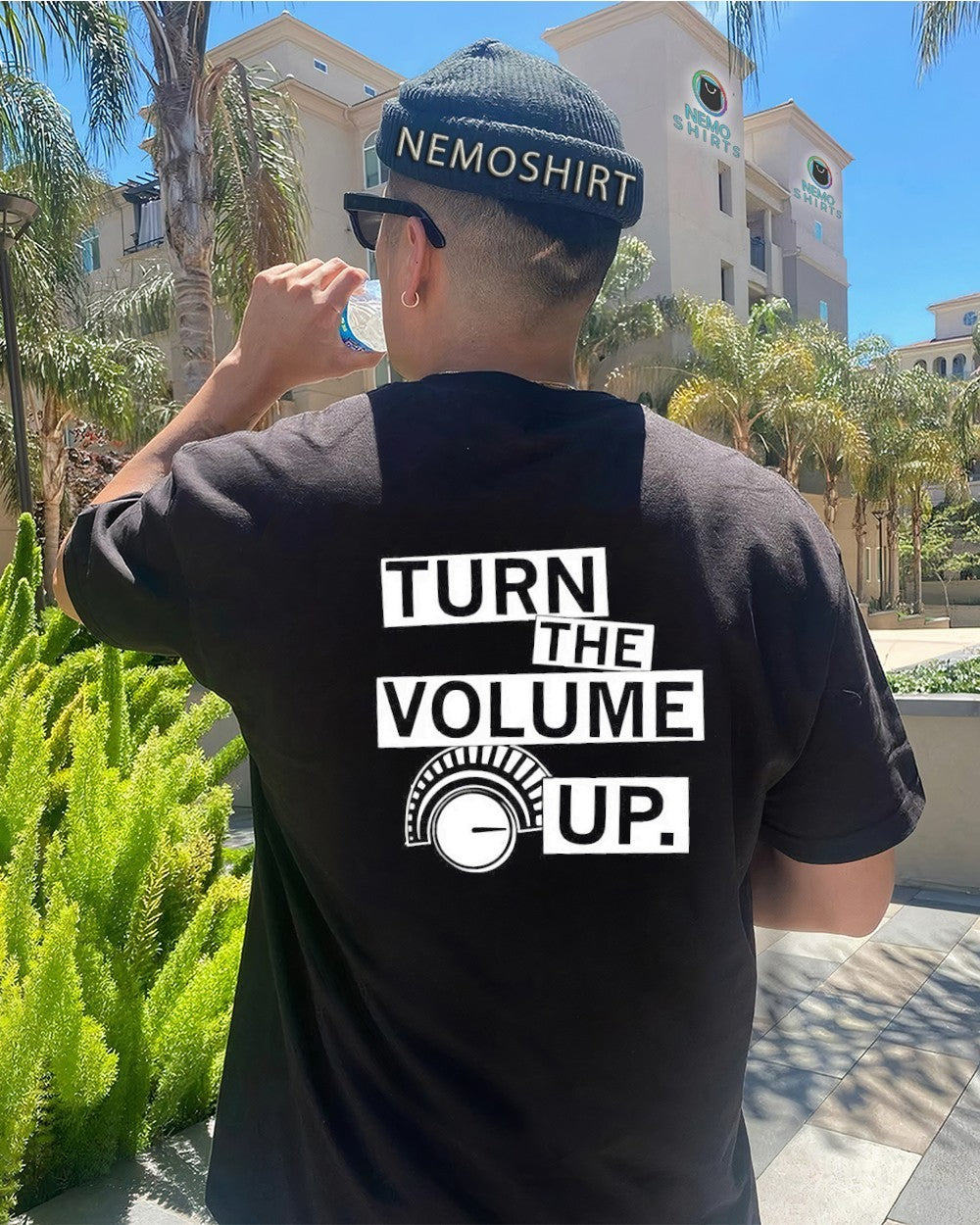 Turn the volume up - Adult & Kids T-Shirts, Sweatshirts & Hoodies apparel design preview 4