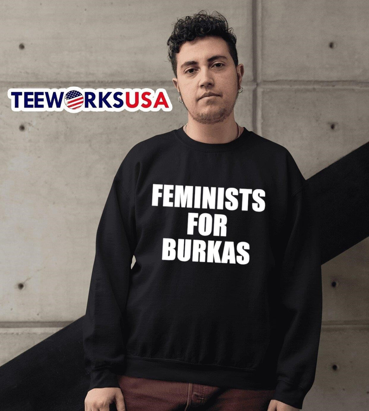 Feminists For Burkas - Adult & Kids T-Shirts, Sweatshirts & Hoodies apparel design preview 6