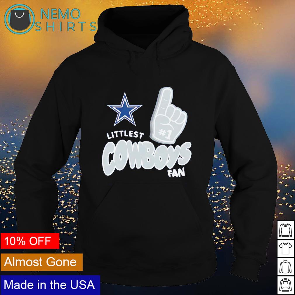 Dallas Cowboys infant littlest fan - Adult & Kids T-Shirts, Sweatshirts & Hoodies apparel design preview 2