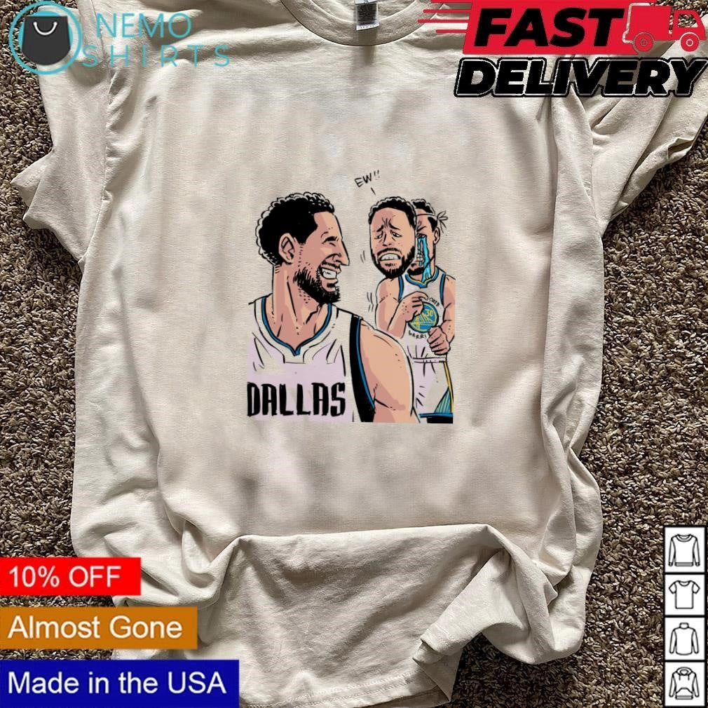 Stephen Curry misses Klay Thompson cartoon - Adult & Kids T-Shirts, Sweatshirts & Hoodies apparel design preview 3