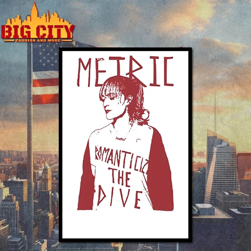 Original Metric Romanticize The Dive - Adult & Kids T-Shirts, Sweatshirts & Hoodies apparel design preview 4