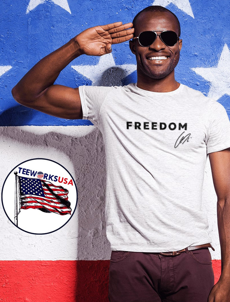 Freedom Leni Black Bold Capital Text Cursive - Adult & Kids T-Shirts, Sweatshirts & Hoodies apparel design preview 1