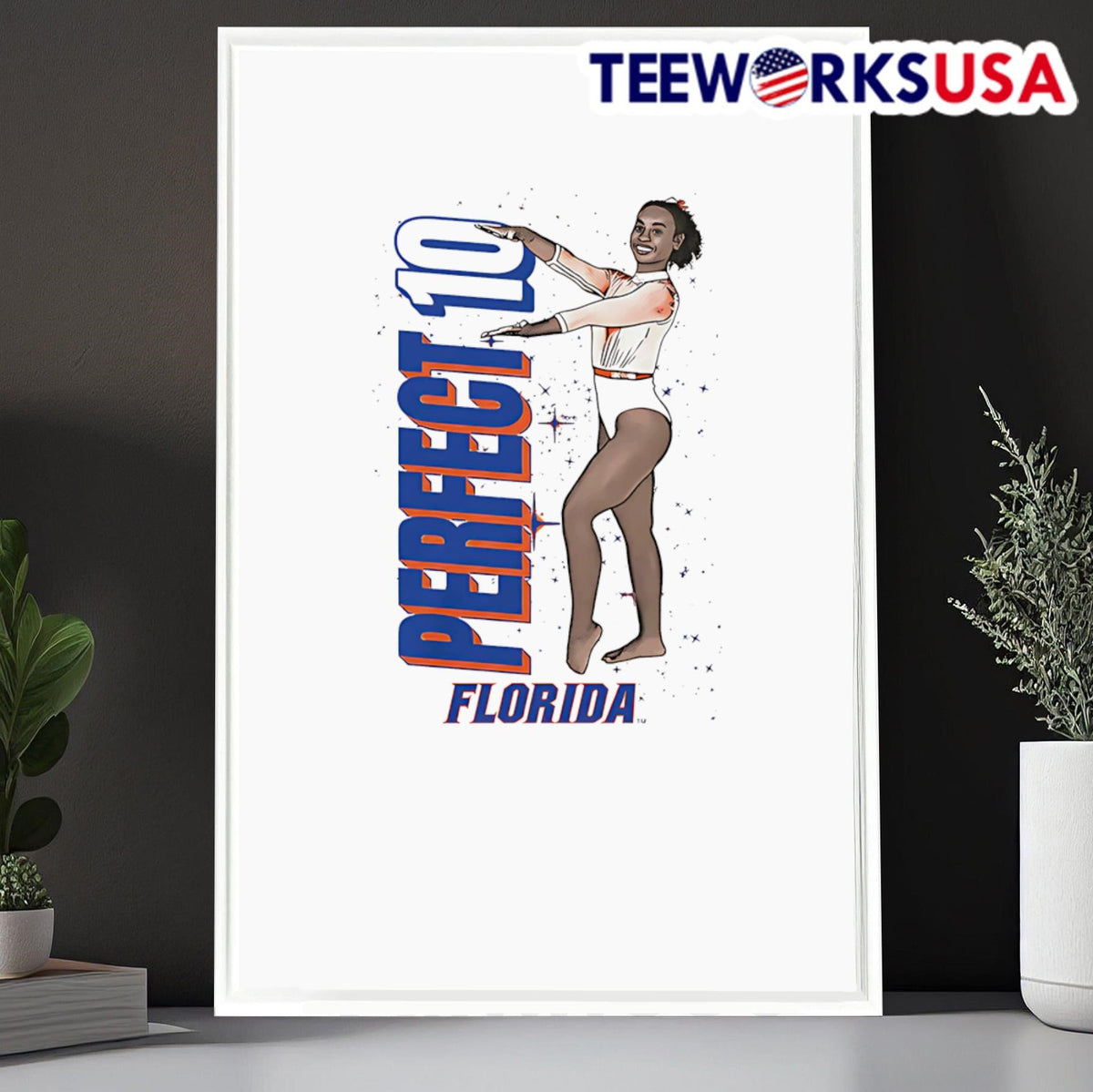 Selena Harris-Miranda Florida gymnastics perfect 10 - Adult & Kids T-Shirts, Sweatshirts & Hoodies apparel design preview 6