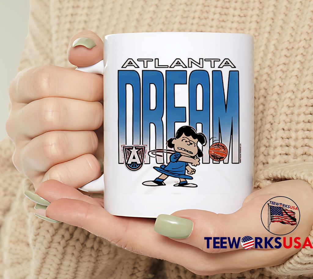 Peanuts Lucy x Atlanta Dream - Adult & Kids T-Shirts, Sweatshirts & Hoodies apparel design preview 6