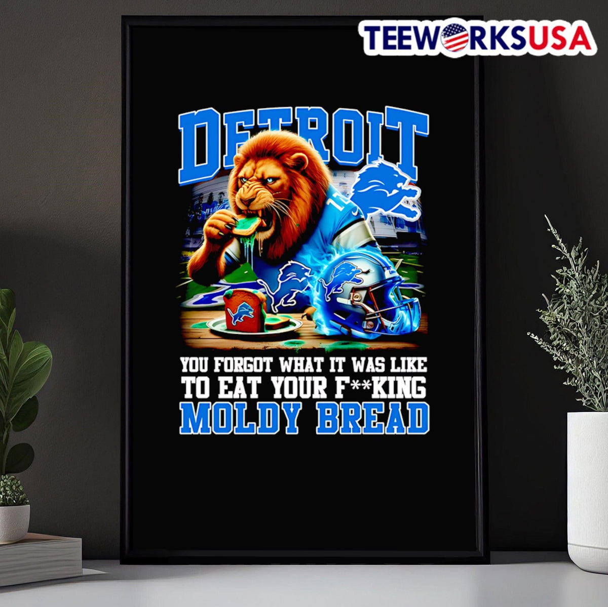 Detroit Lions you forgot what it was like to eat your - Adult & Kids T-Shirts, Sweatshirts & Hoodies apparel design preview 5