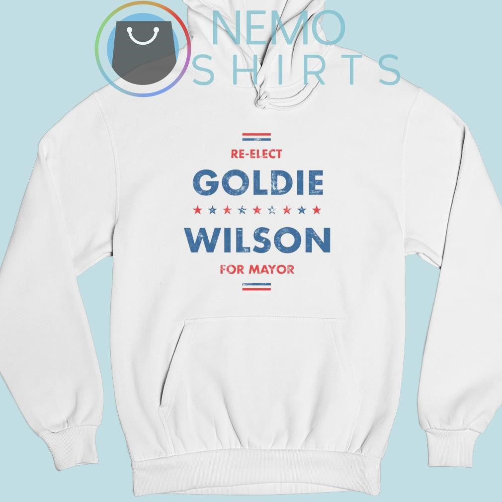Re-Elect Goldie Wilson for Mayor - Adult & Kids T-Shirts, Sweatshirts & Hoodies apparel design preview 2