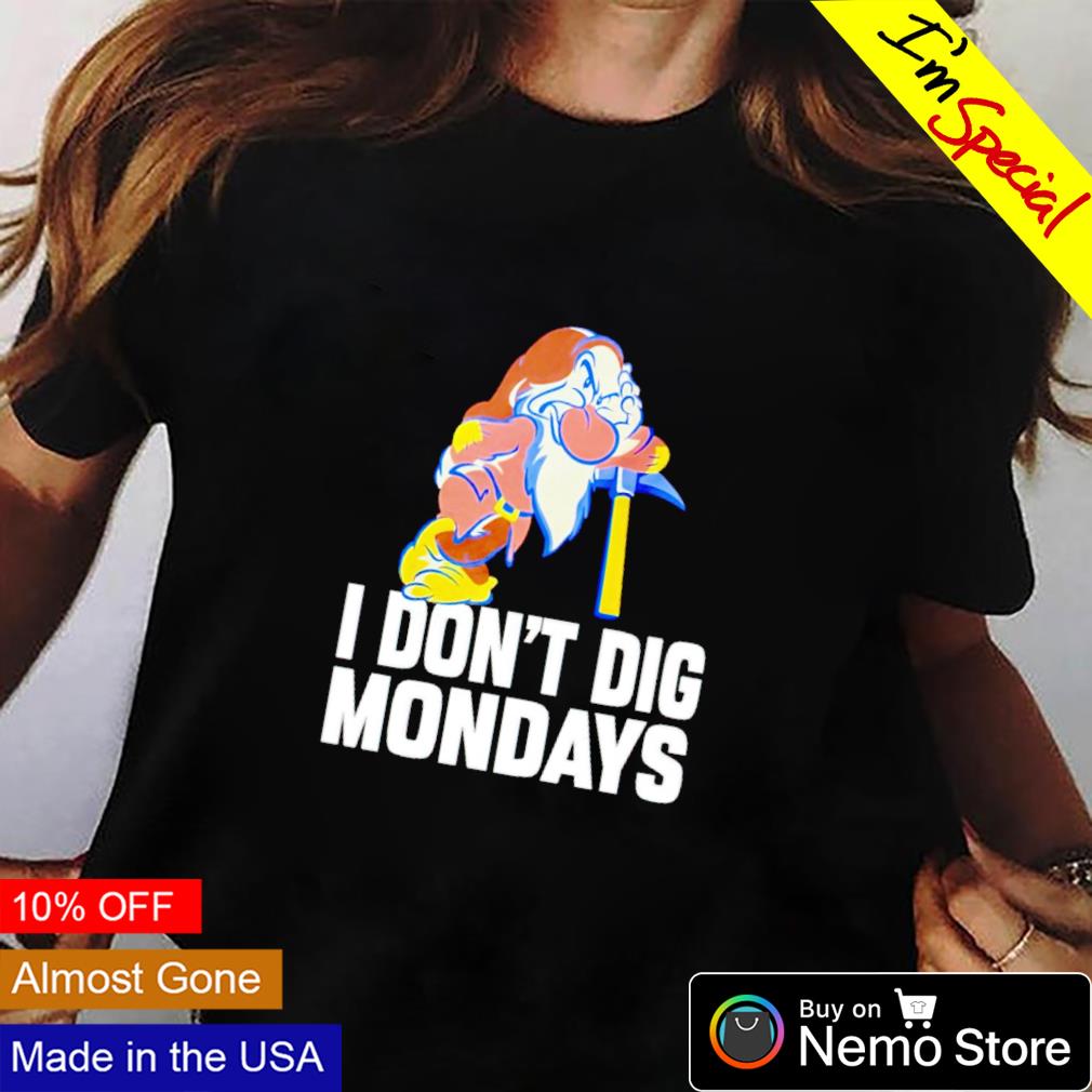 Dwarfs I don't dig mondays - Adult & Kids T-Shirts, Sweatshirts & Hoodies apparel design preview 2