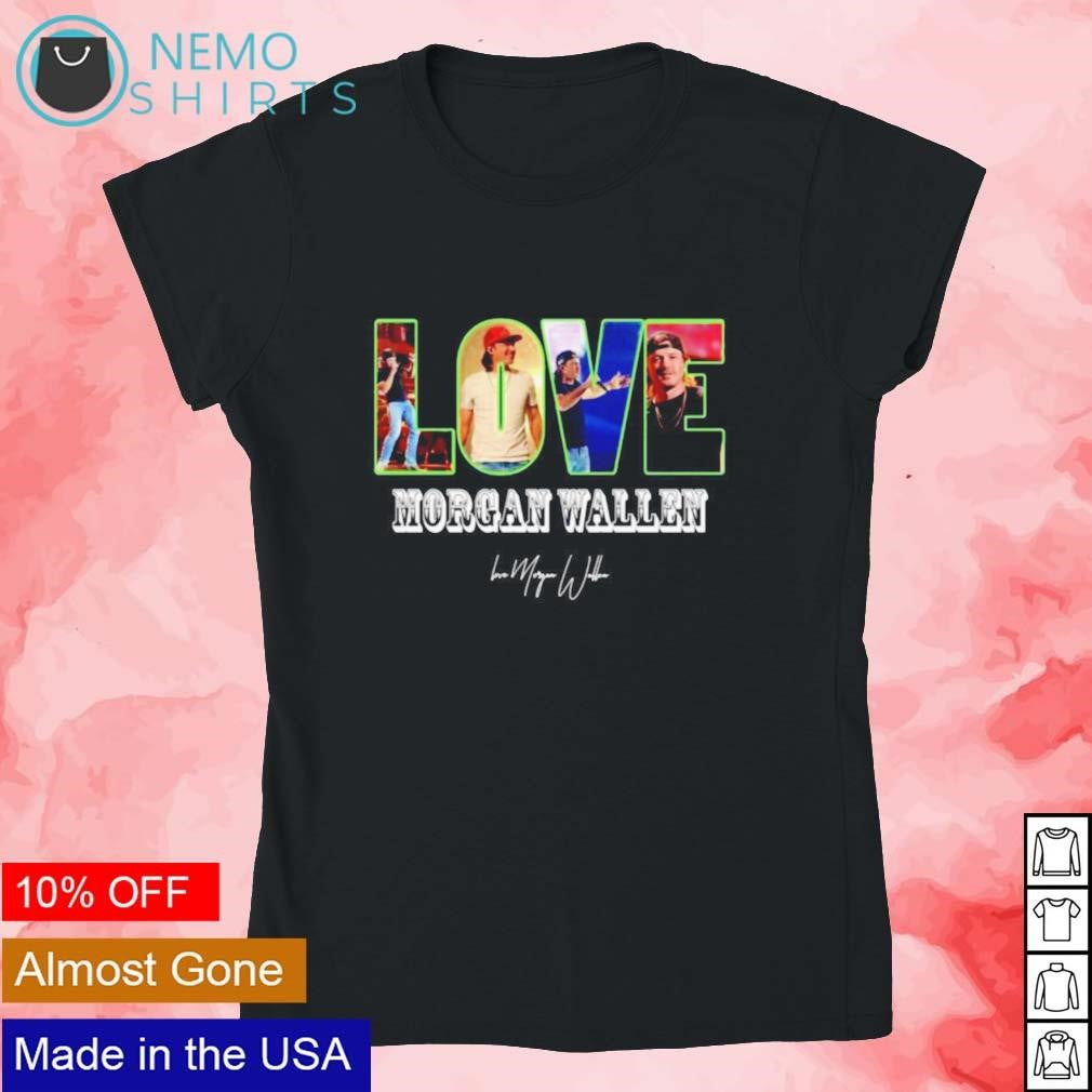 Love Morgan Wallen signature - Adult & Kids T-Shirts, Sweatshirts & Hoodies apparel design preview 4