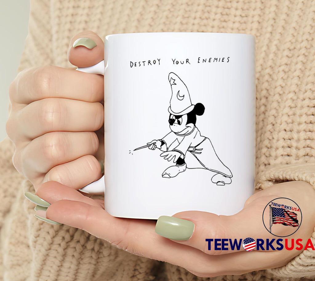 Mickey Mouse destroy your enemies - Adult & Kids T-Shirts, Sweatshirts & Hoodies apparel design preview 6