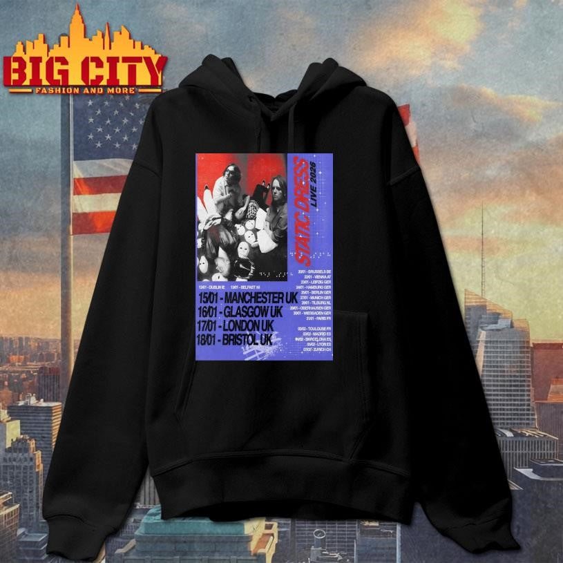 Static Dress UK And EU 2026 Shows Poster - Adult & Kids T-Shirts, Sweatshirts & Hoodies apparel design preview 2
