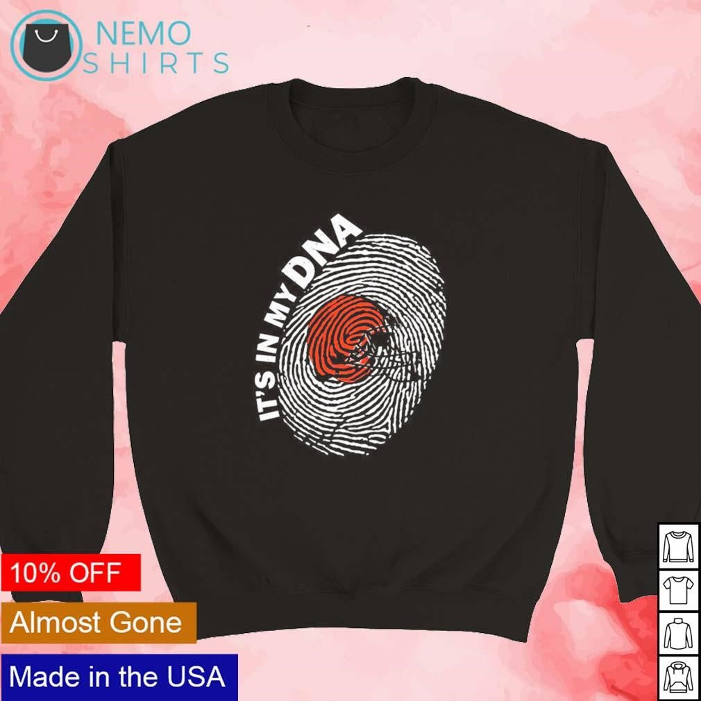 Cleveland Browns it's in my DNA - Adult & Kids T-Shirts, Sweatshirts & Hoodies apparel design preview 3