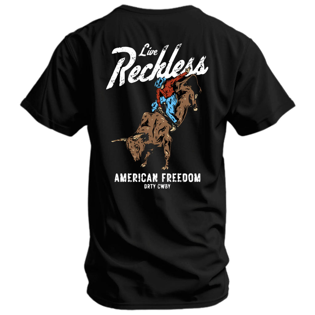 Live Reckless Men's - Adult & Kids T-Shirts, Sweatshirts & Hoodies apparel design preview 1