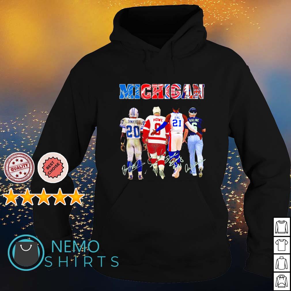 Michigan best players Sanders Howe Bing and Kaline - Adult & Kids T-Shirts, Sweatshirts & Hoodies apparel design preview 2