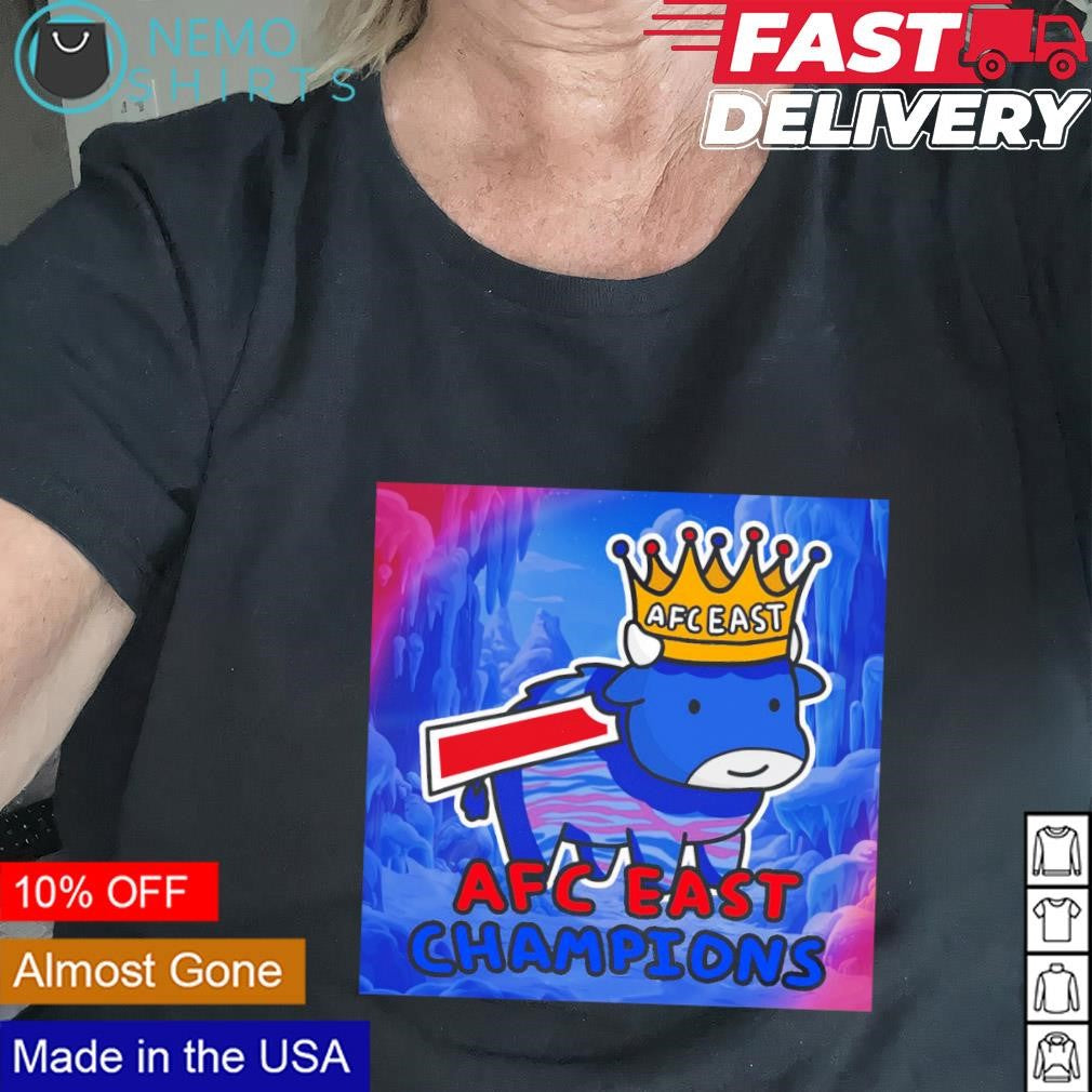 King Buffalo Bills win 2024 AFC East champions - Adult & Kids T-Shirts, Sweatshirts & Hoodies apparel design preview 2