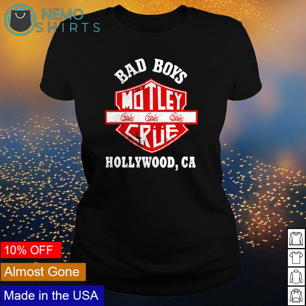Motley Crue bad boys Hollywood - Adult & Kids T-Shirts, Sweatshirts & Hoodies apparel design preview 3