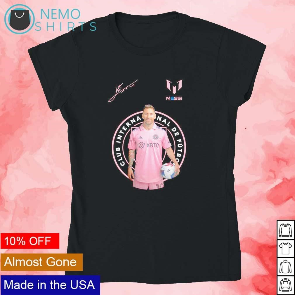 Messi International Miami FC signature - Adult & Kids T-Shirts, Sweatshirts & Hoodies apparel design preview 4