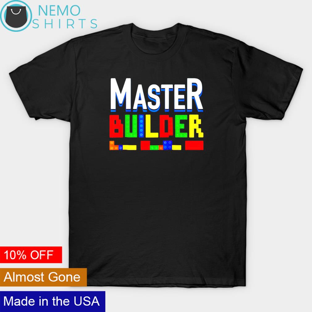 Cool Master Builder Building Block Boys Girls - Adult & Kids T-Shirts, Sweatshirts & Hoodies apparel design preview 1