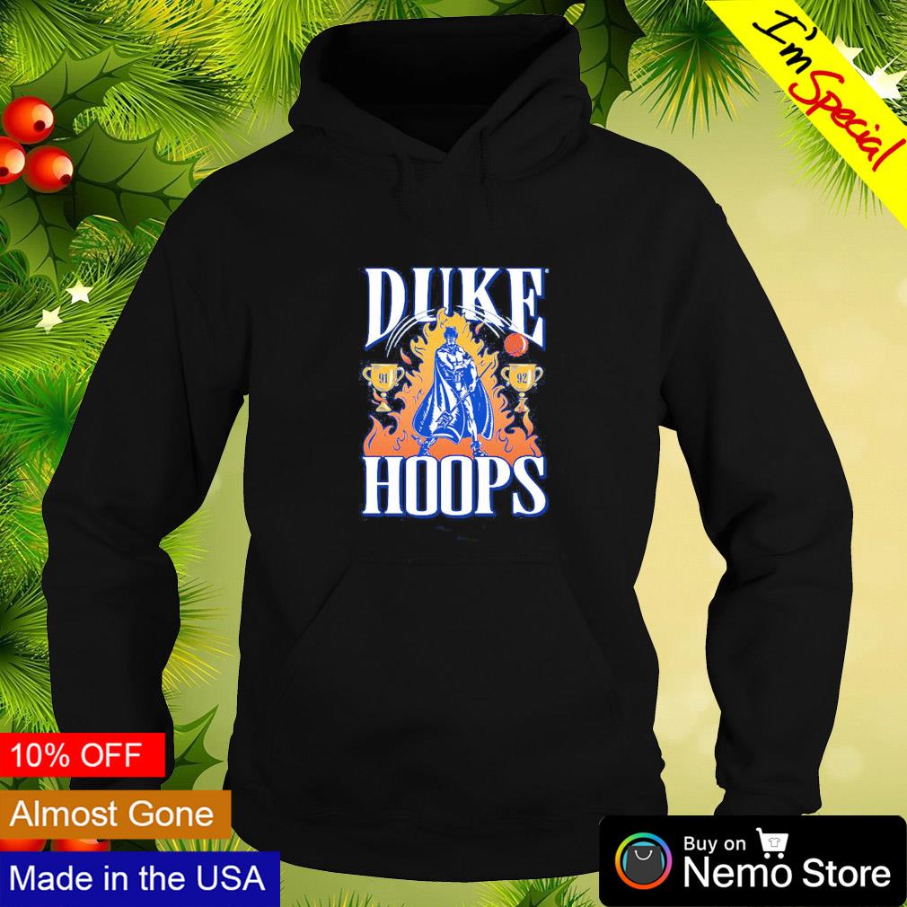 Duke 91 92 hoops back to champs - Adult & Kids T-Shirts, Sweatshirts & Hoodies apparel design preview 2