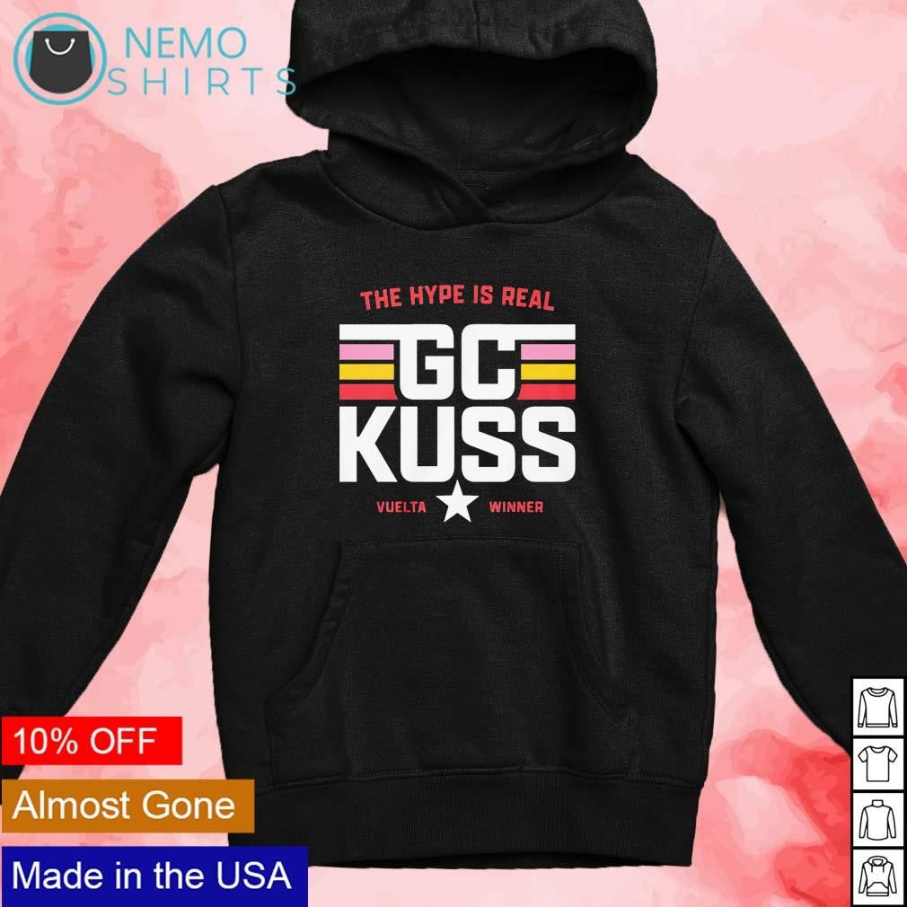 The hype is real GC Sepp Kuss Vuelta winner - Adult & Kids T-Shirts, Sweatshirts & Hoodies product image 4