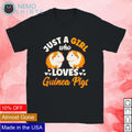 Just a girl who loves guinea pigs - Adult & Kids T-Shirts, Sweatshirts & Hoodies apparel design preview 1