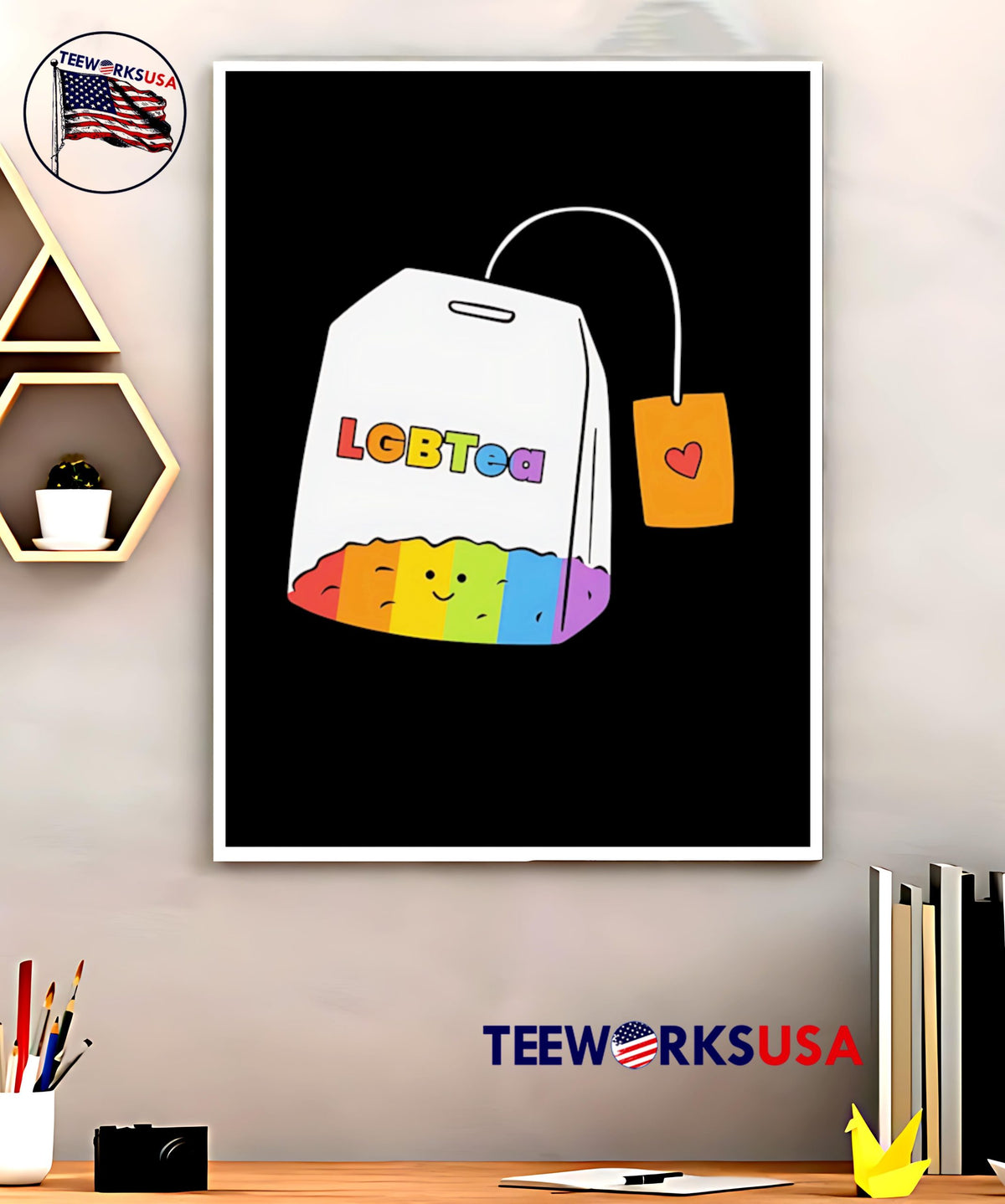 LGBTea pun funny pride Equal Rights - Adult & Kids T-Shirts, Sweatshirts & Hoodies apparel design preview 5