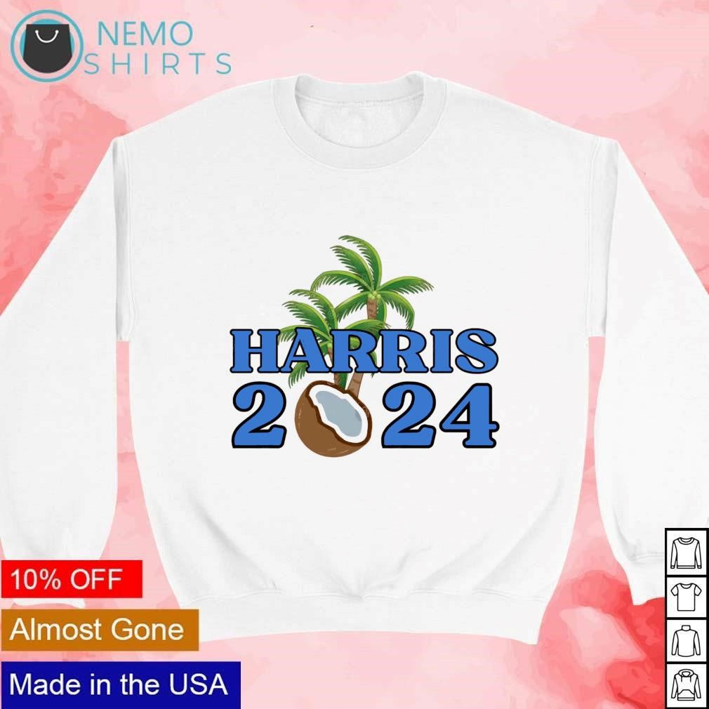 Harris 2024 coconut tree - Adult & Kids T-Shirts, Sweatshirts & Hoodies product image 4