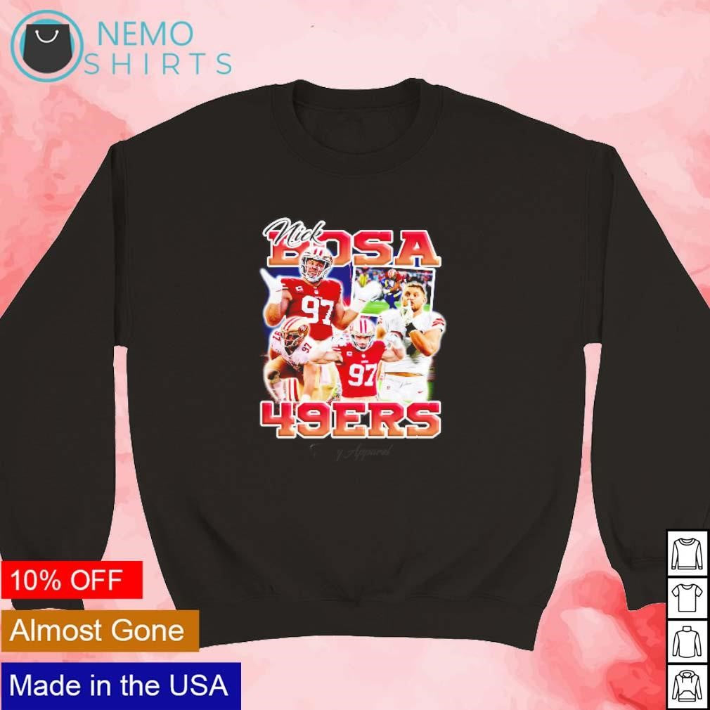 Nick Bosa SF 49ers graphic - Adult & Kids T-Shirts, Sweatshirts & Hoodies apparel design preview 3