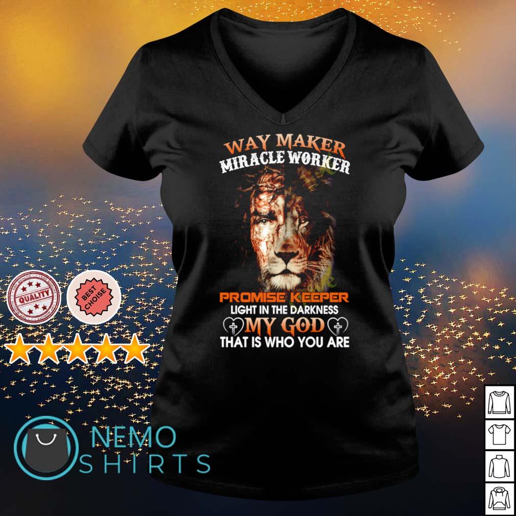 Lion way maker miracle worker promise keeper - Adult & Kids T-Shirts, Sweatshirts & Hoodies product image 5