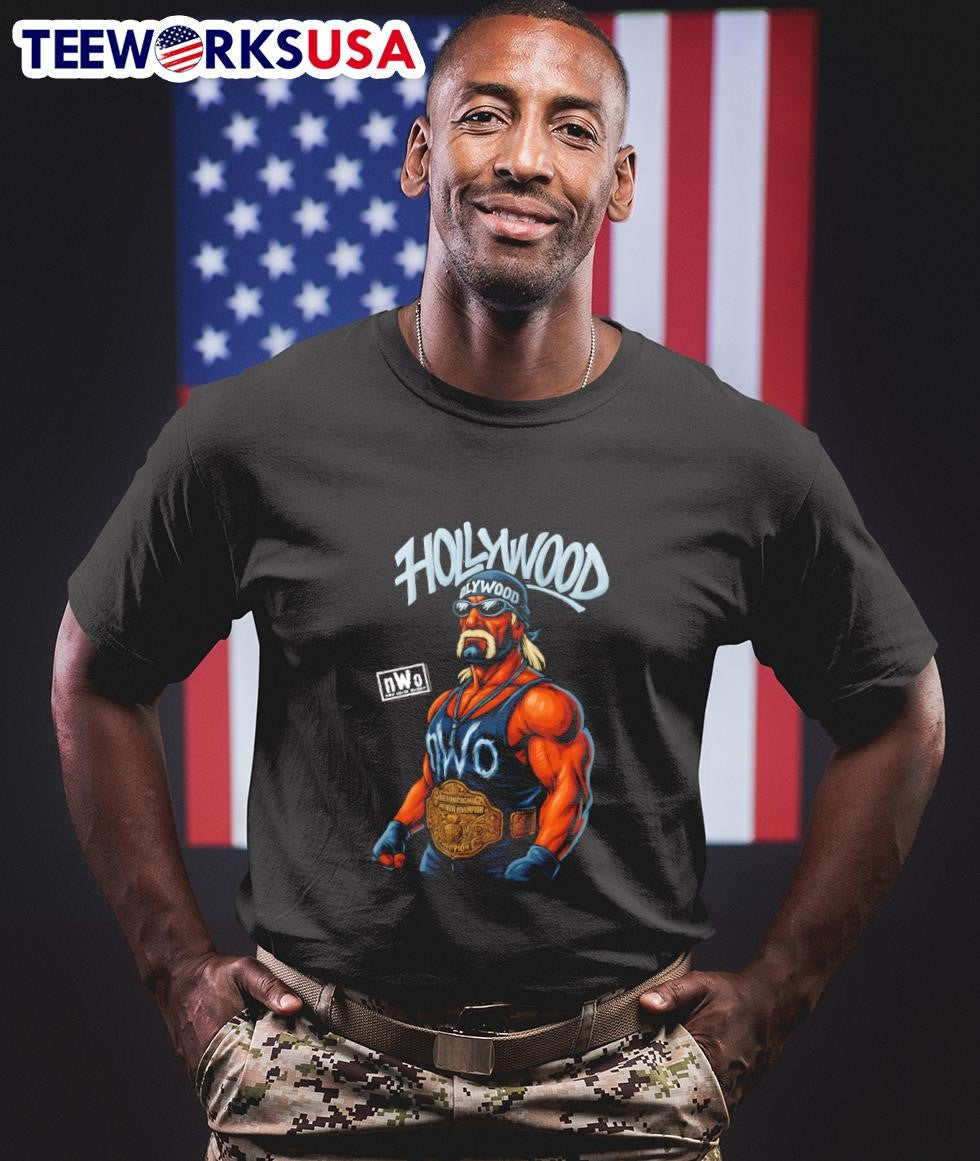 Hollywood Hulk Hogan Hulkamania Forever - Adult & Kids T-Shirts, Sweatshirts & Hoodies apparel design preview 1
