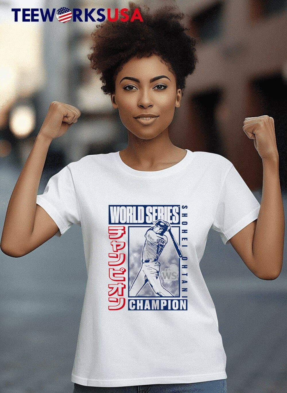 Angeles Dodgers Shohei Ohtani 2024 World Series - Adult & Kids T-Shirts, Sweatshirts & Hoodies apparel design preview 4