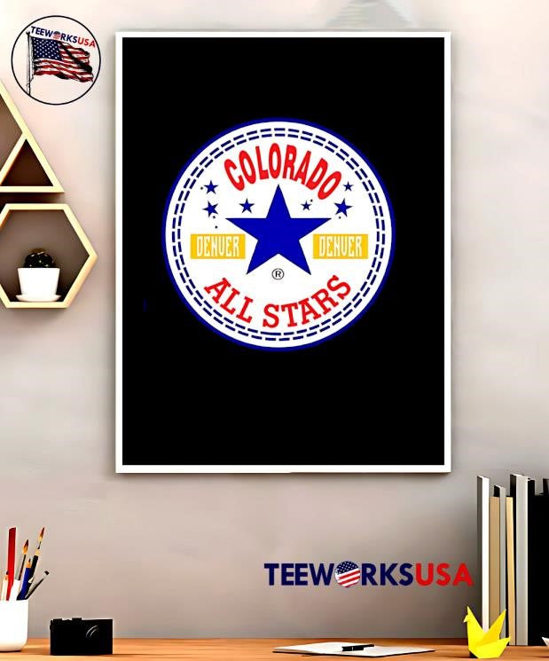 Colorado denver all stars logo - Adult & Kids T-Shirts, Sweatshirts & Hoodies apparel design preview 5