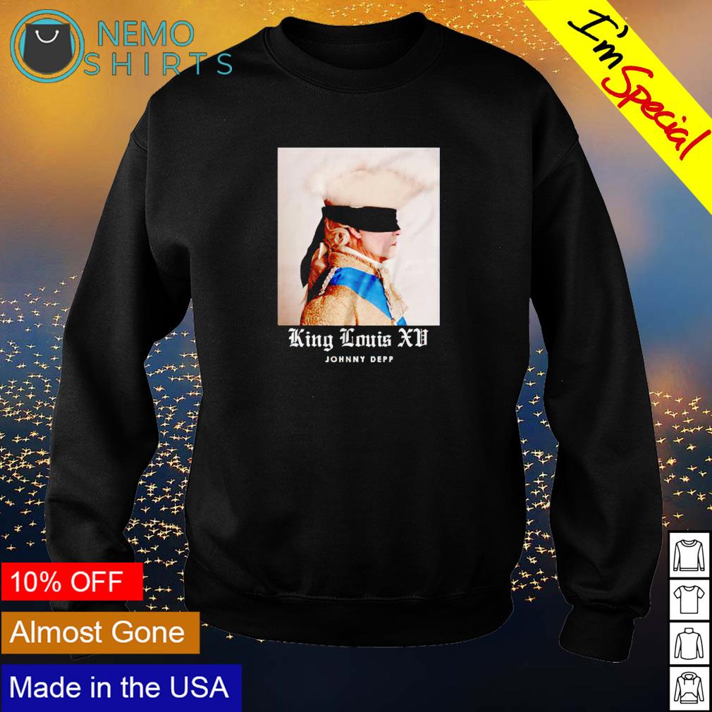 Johnny Depp as King Louis XV - Adult & Kids T-Shirts, Sweatshirts & Hoodies apparel design preview 4