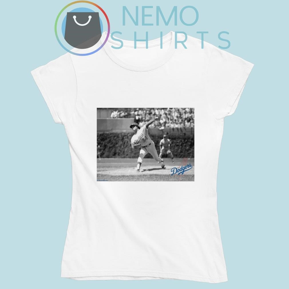 Fernando Valenzuela Los Angeles Dodgers black and - Adult & Kids T-Shirts, Sweatshirts & Hoodies apparel design preview 6