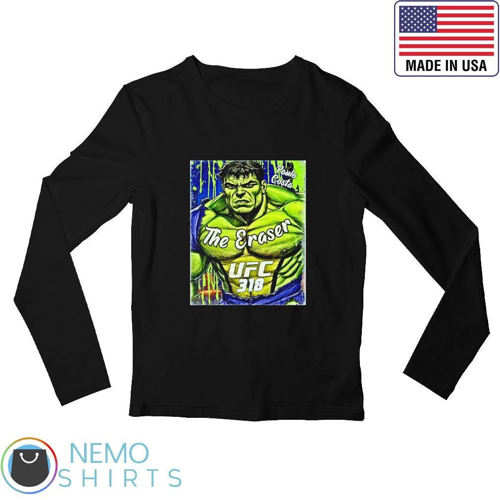 The Eraser Paulo Costa UFC 318 graphic - Adult & Kids T-Shirts, Sweatshirts & Hoodies apparel design preview 3