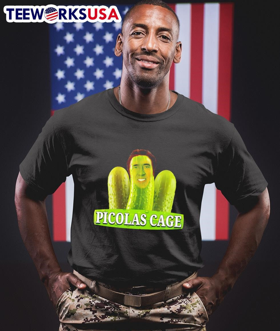 Picolas Cage pickle - Adult & Kids T-Shirts, Sweatshirts & Hoodies apparel design preview 1