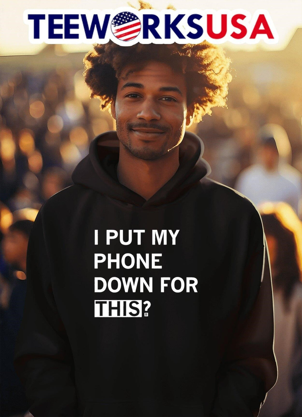 Put my phone down for this - Adult & Kids T-Shirts, Sweatshirts & Hoodies apparel design preview 2