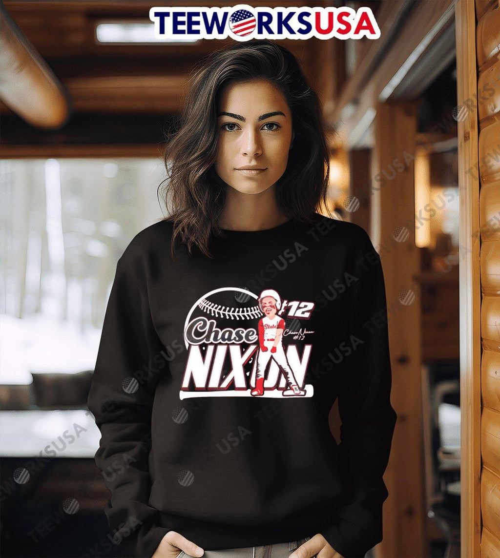 Chase Nixon NC State Athletics - Adult & Kids T-Shirts, Sweatshirts & Hoodies apparel design preview 3