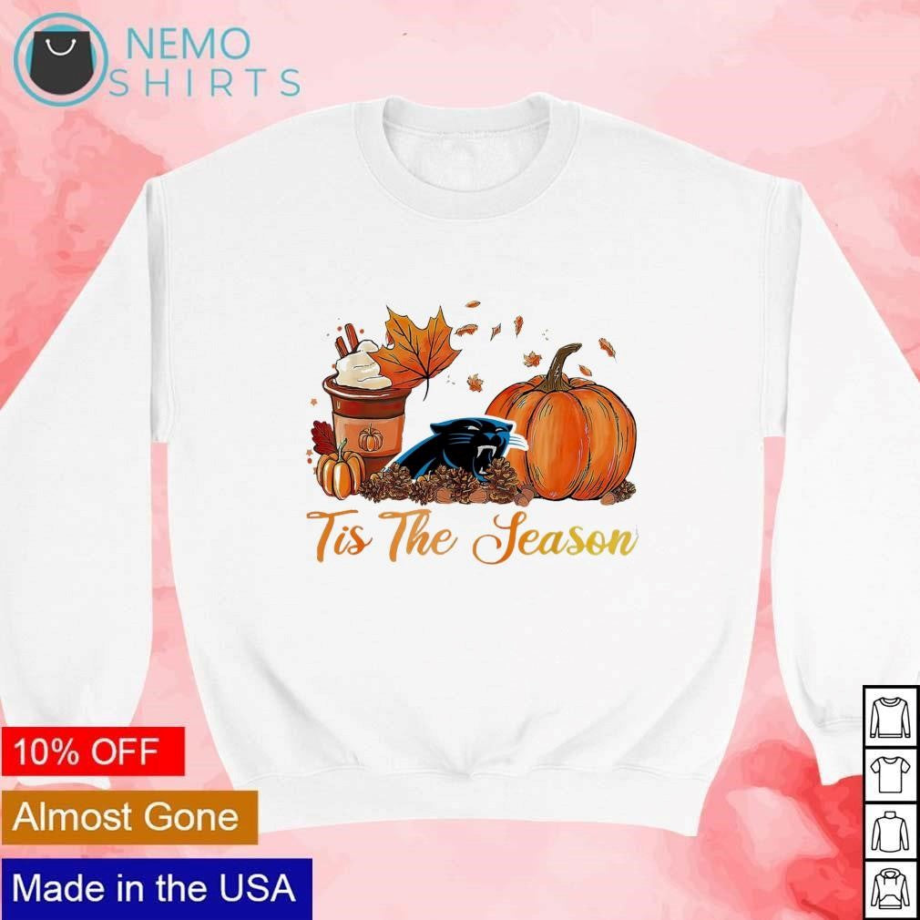Carolina Panthers tis the season latte pumpkin - Adult & Kids T-Shirts, Sweatshirts & Hoodies apparel design preview 4