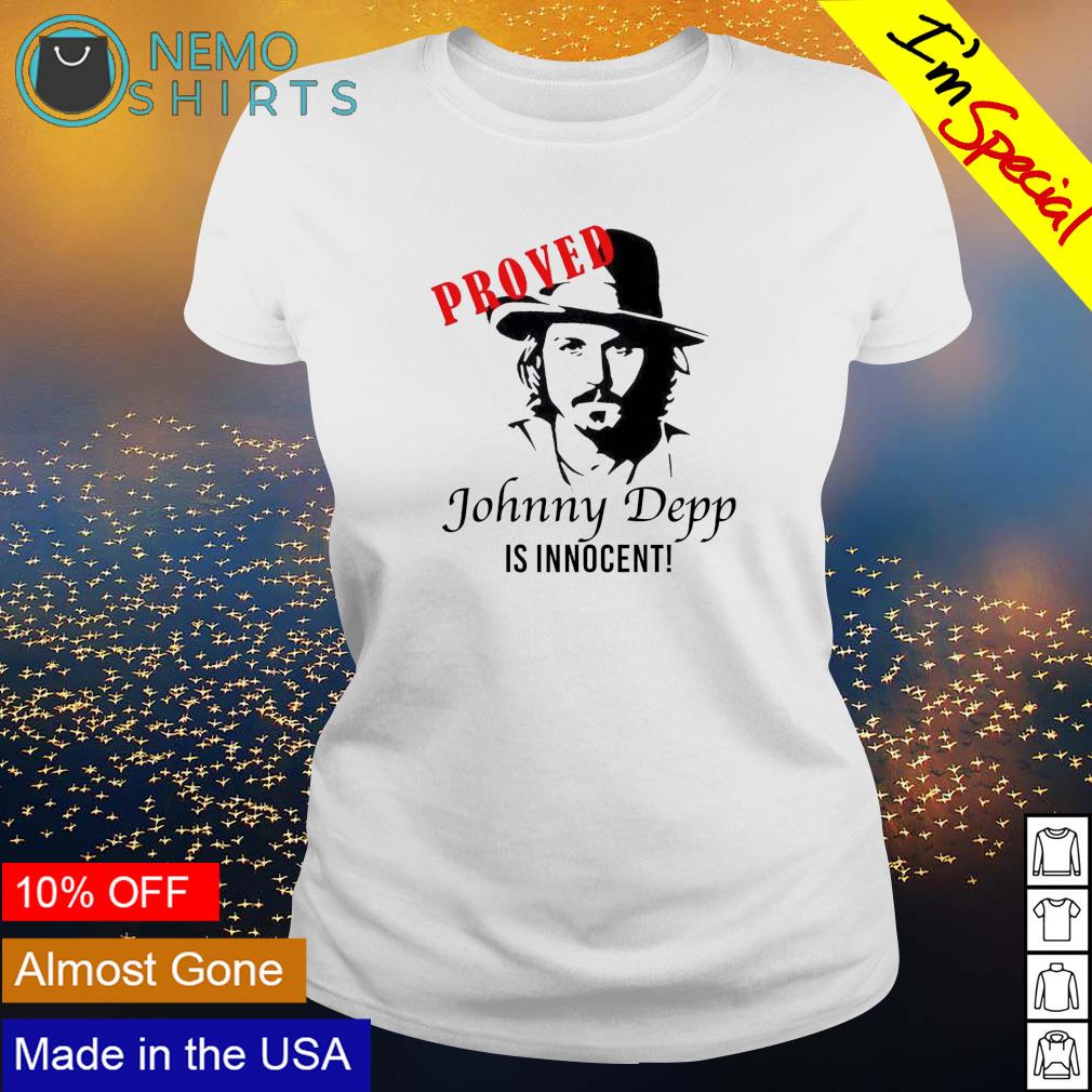 Proved Johnny Depp is Innocent - Adult & Kids T-Shirts, Sweatshirts & Hoodies apparel design preview 3