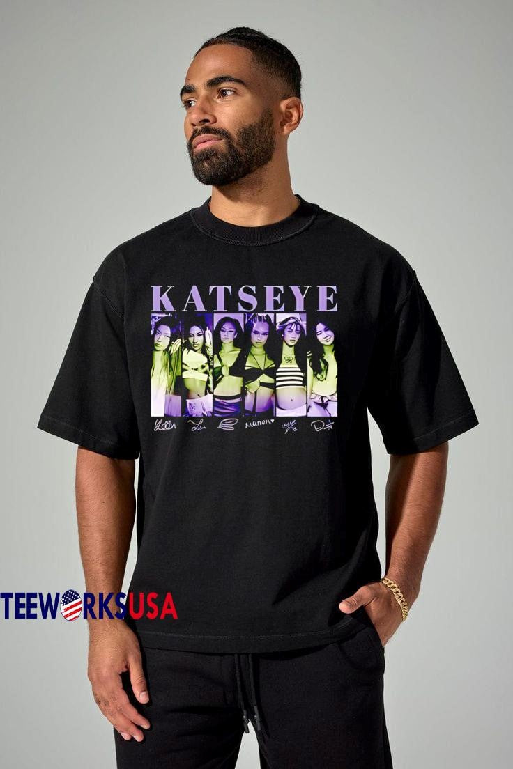 Nice Katseye Music - Adult & Kids T-Shirts, Sweatshirts & Hoodies apparel design preview 1