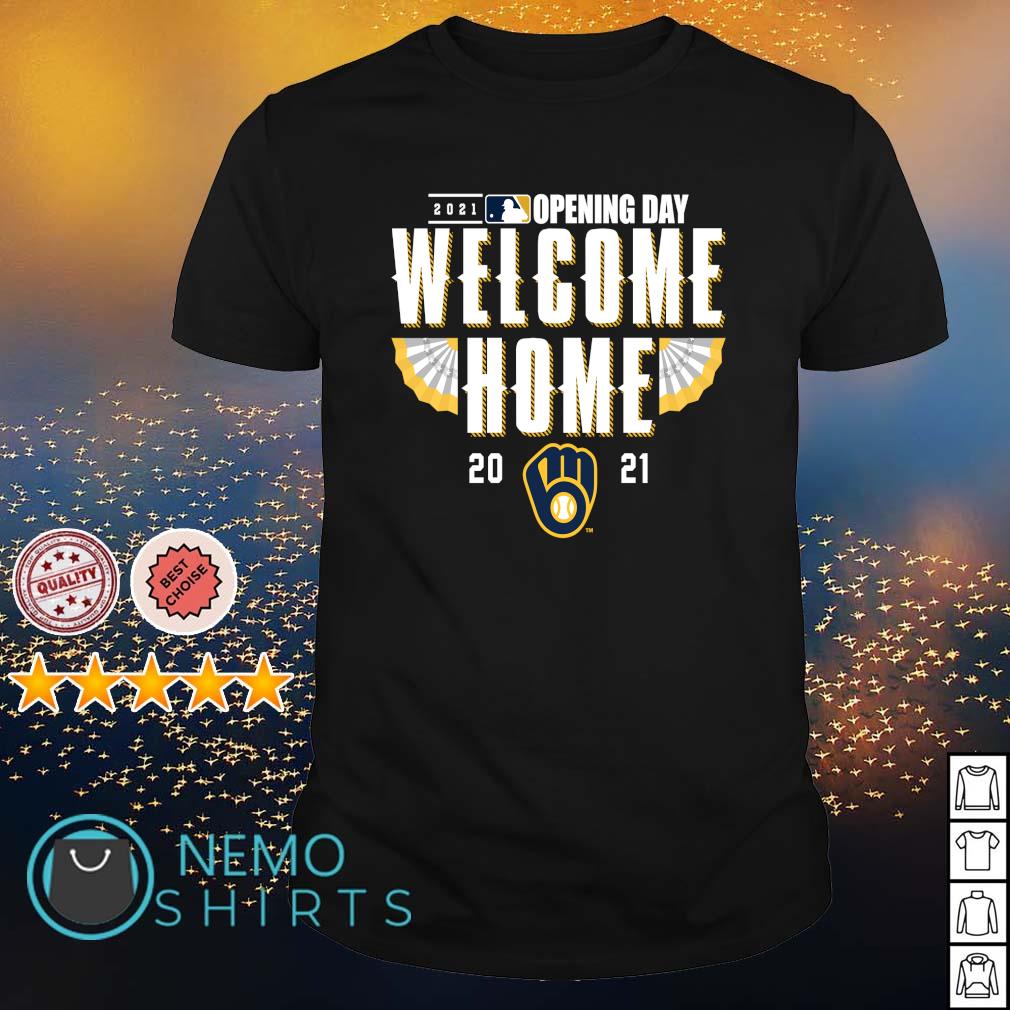 Milwaukee Brewers 2021 Opening day welcome home - Adult & Kids T-Shirts, Sweatshirts & Hoodies apparel design preview 1